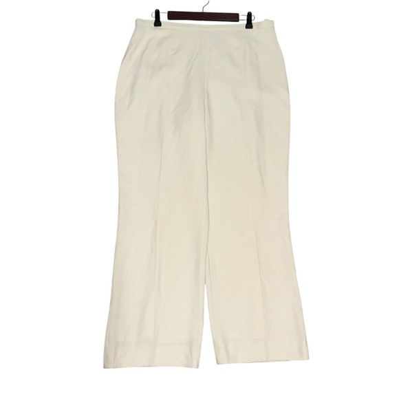 Lord & Taylor‎ Pants Women's Ivory Rayon Blend Sz 16 Fully Lined Luxury Spring - Picture 1 of 11
